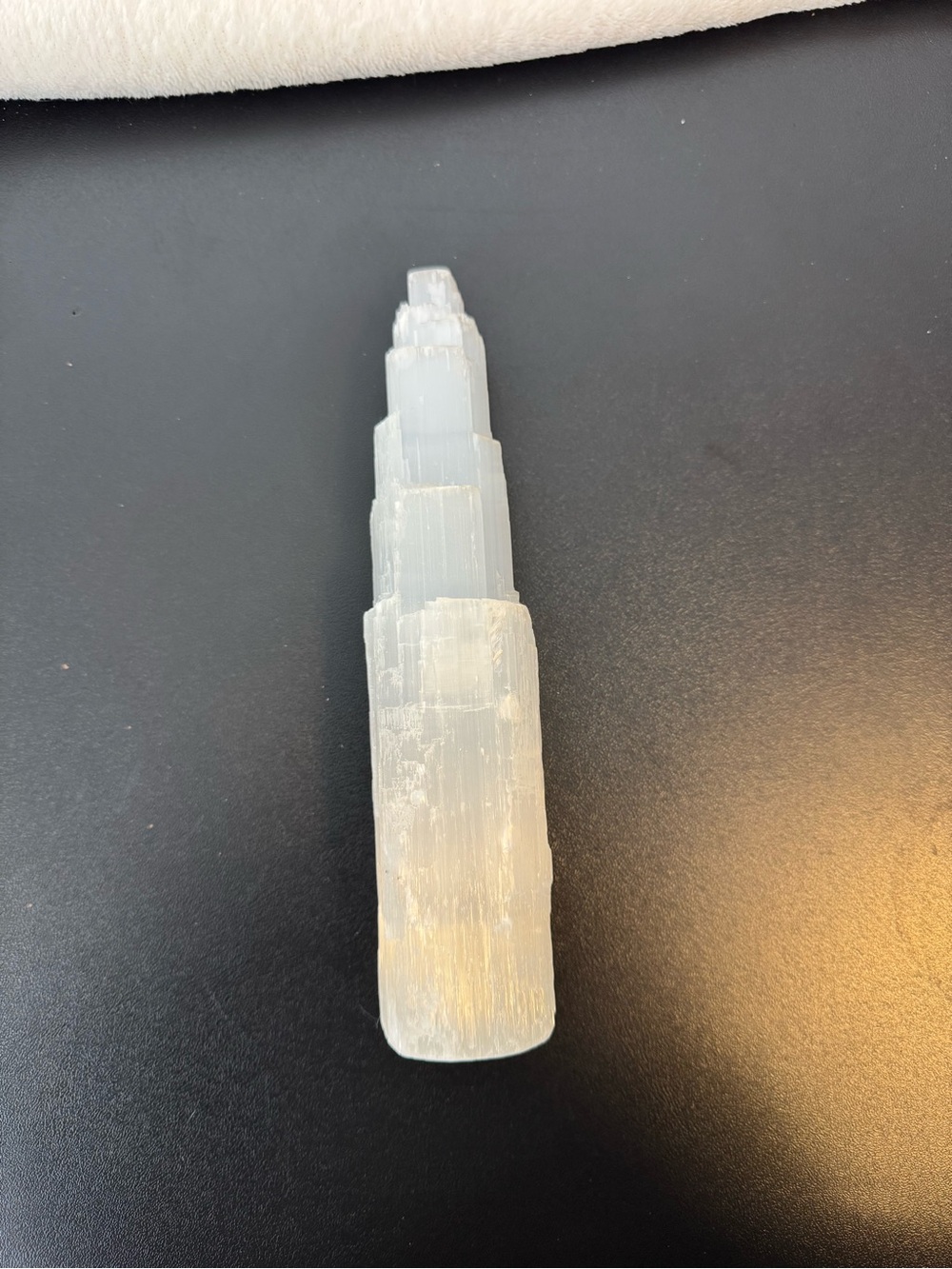 8 Inch Real Selenite Crystal Pillar